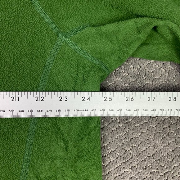 The North Face 1/4 Zip Fleece Pullover Mens XL Green 1/2 Zip TKA 100 Lightweight - Picture 9 of 10